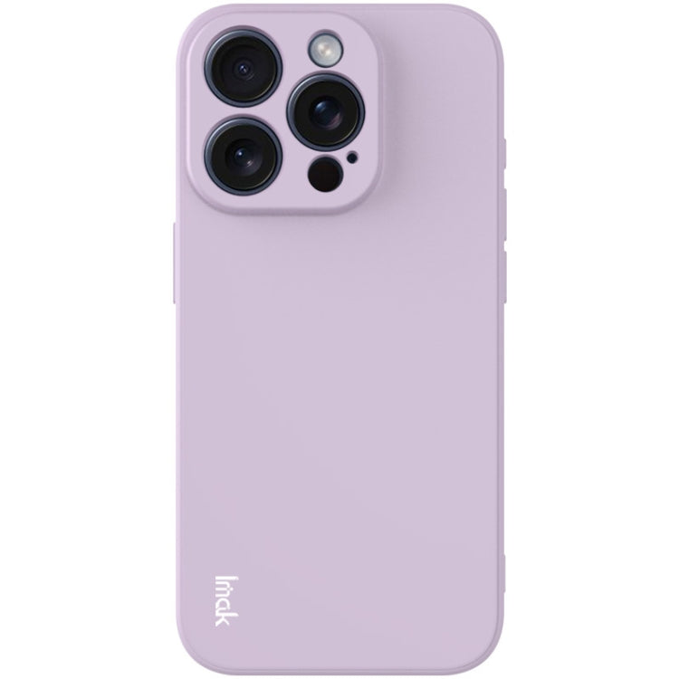 IMAK Silikónový obal pre Apple iPhone 15 Pro - fialový