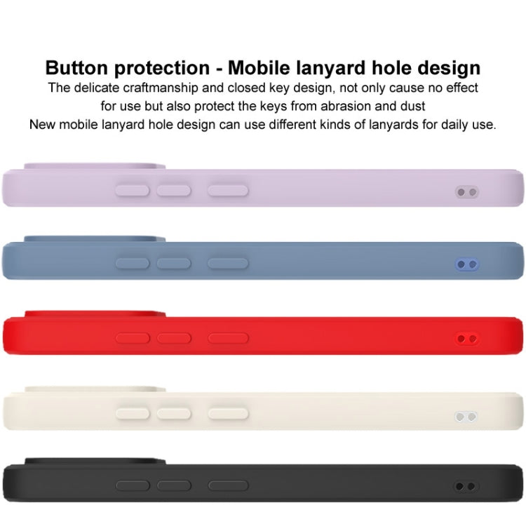 IMAK Silikónový obal pre Apple iPhone 15 Pro - červený