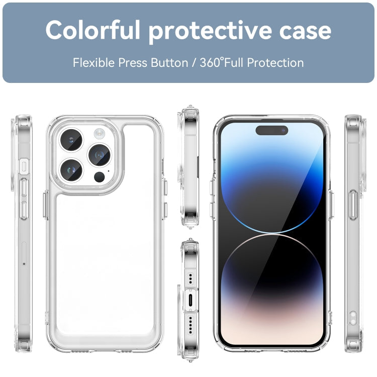 CANDY Zadný obal pre Apple iPhone 15 Pro - priesvitný