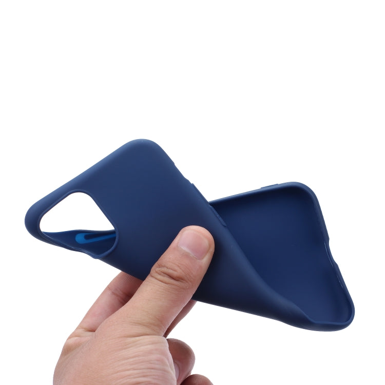 MATT Silikónový obal pre Apple iPhone 15 Pro - modrý