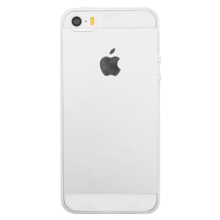 TRANSPARENTNÝ Silikónový obal pre Apple iPhone 5 / 5S / SE - priesvitný