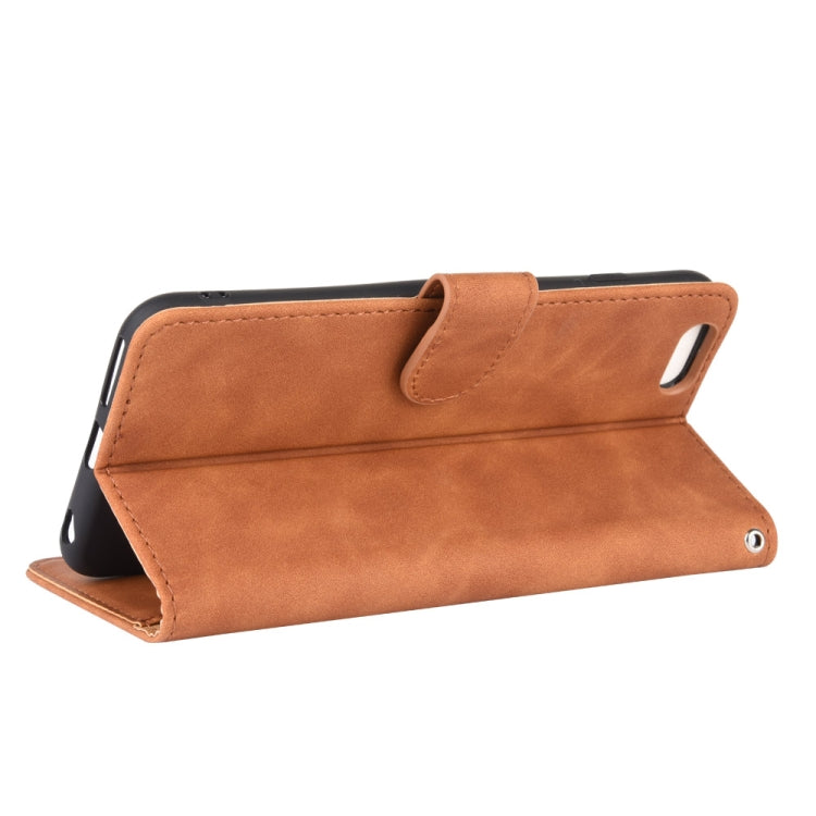 SOLID Knižkové puzdro pre Apple iPhone 6 Plus / 6s Plus - hnedé