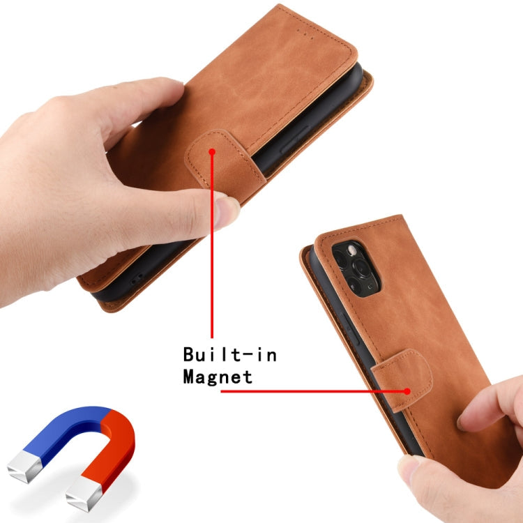 SOLID Knižkové puzdro pre Apple iPhone 6 Plus / 6s Plus - hnedé