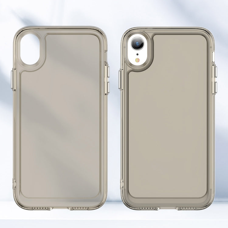 CANDY Zadný obal pre Apple iPhone XR - sivý