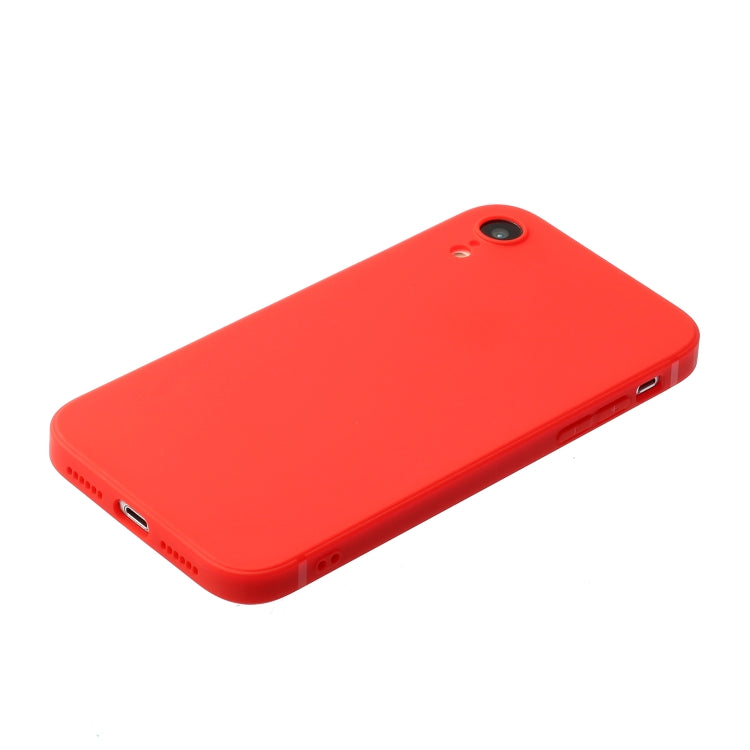 MATT Silikónový obal pre Apple iPhone XR - červený