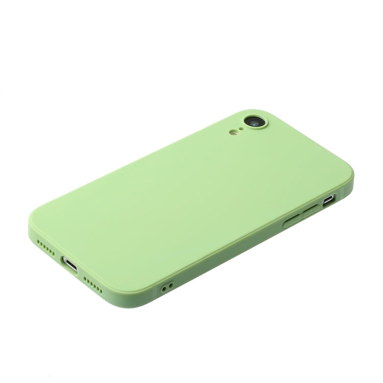 MATT Silikónový obal pre Apple iPhone XR - svetlo zelený