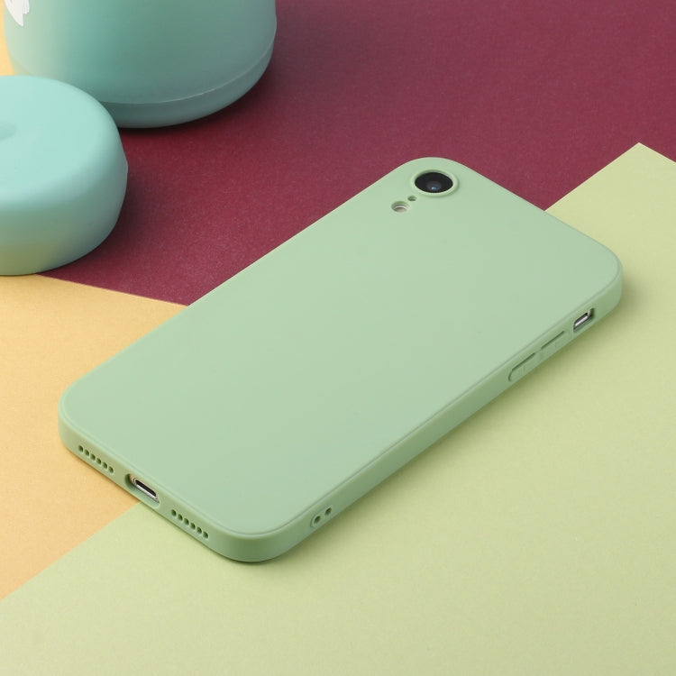 MATT Silikónový obal pre Apple iPhone XR - svetlo zelený