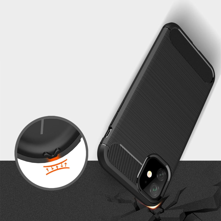 CARBON Zadný obal pre Apple iPhone 11 - čierny