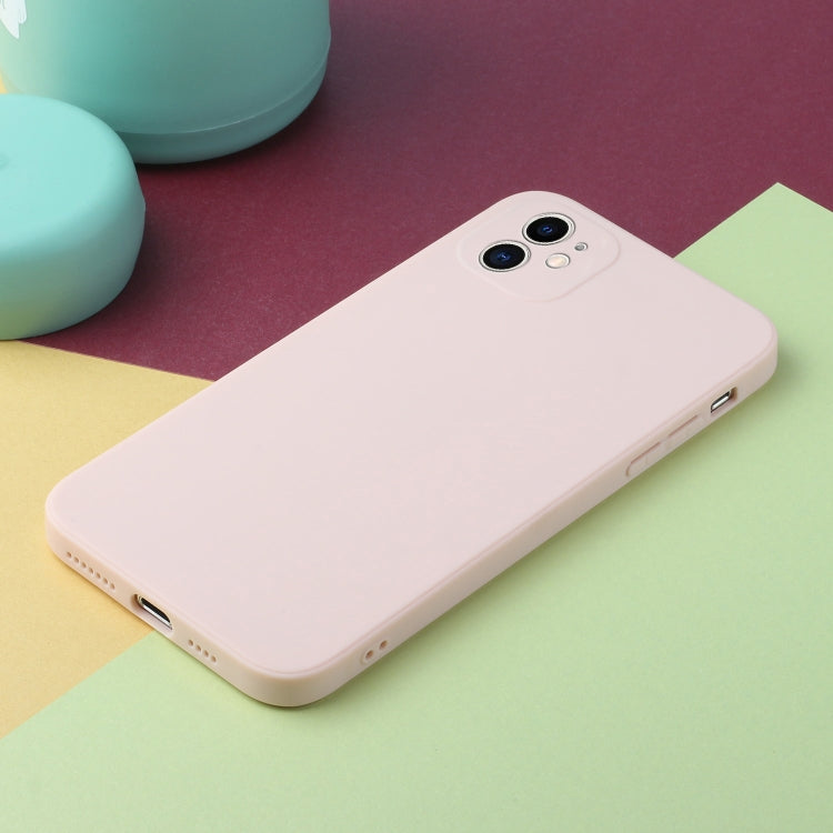MATT Silikónový obal pre Apple iPhone 11 - ružový