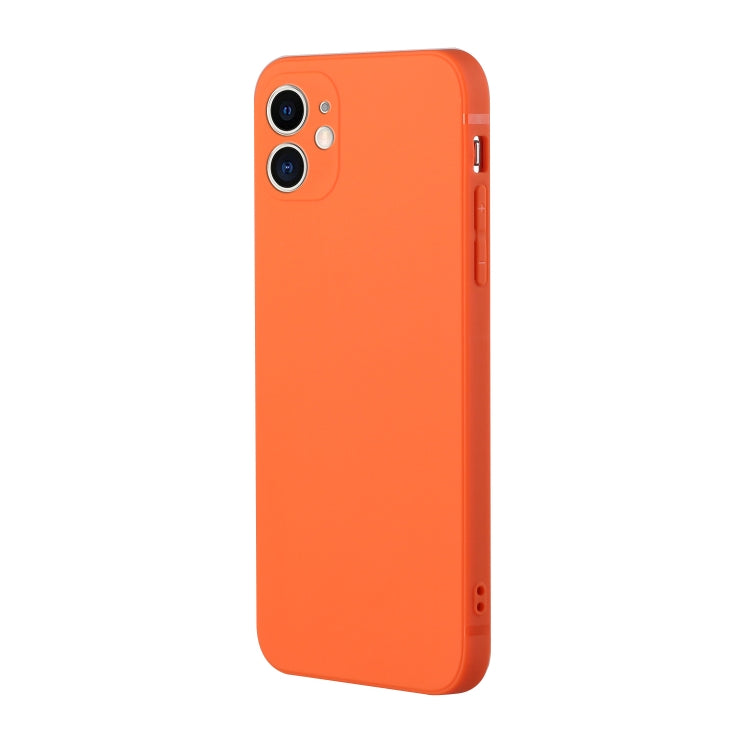 MATT Silikónový obal pre Apple iPhone 11 - oranžový