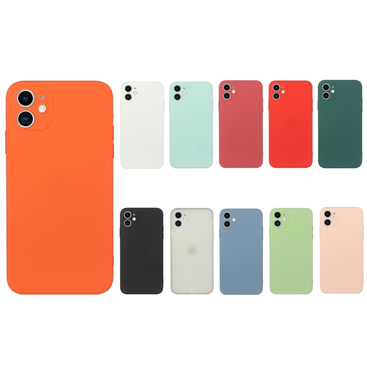 MATT Silikónový obal pre Apple iPhone 11 - oranžový
