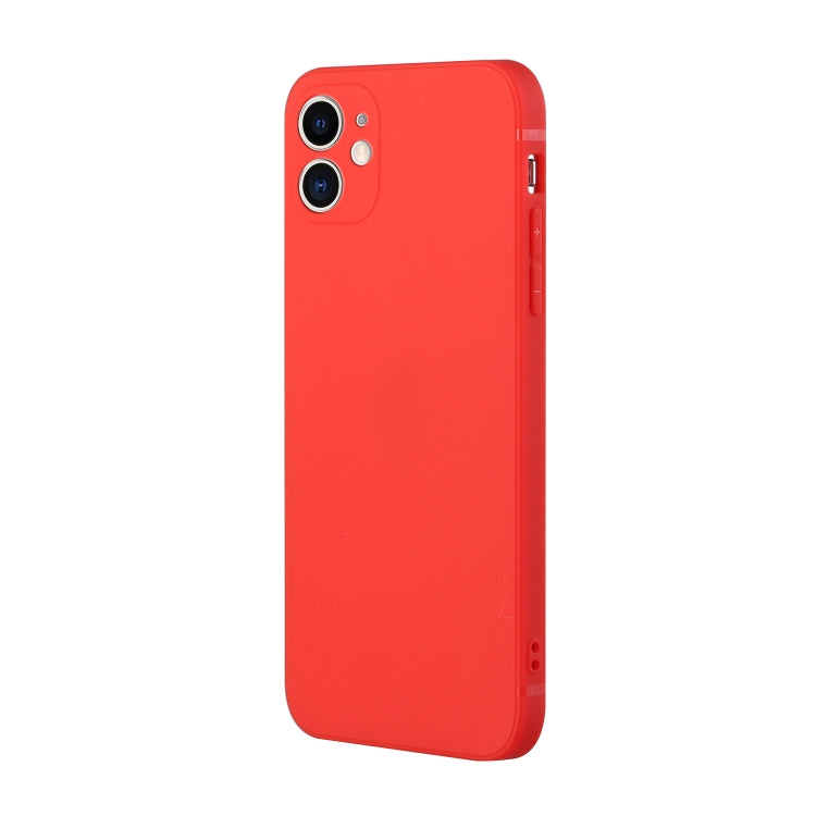 MATT Silikónový obal pre Apple iPhone 11 - červený