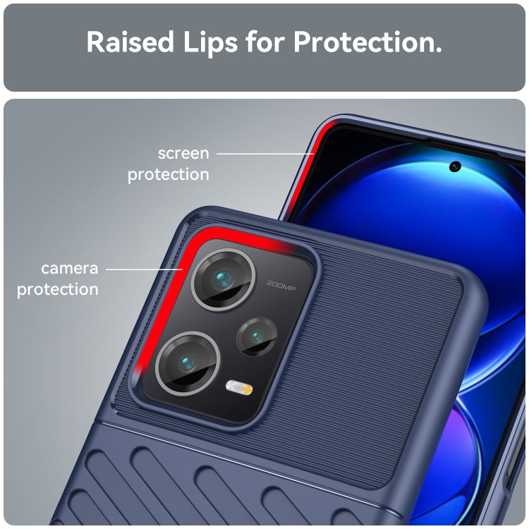THUNDER Ochranný kryt pre Xiaomi Redmi Note 12 Pro+ 5G - modrý