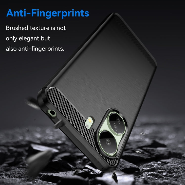 CARBON Zadný obal pre Xiaomi Poco C65 - čierny