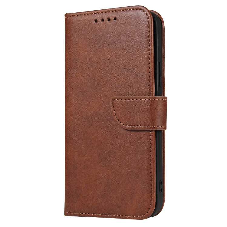 BUCKLE Peňaženkový kryt pre Xiaomi Redmi Note 11 Pro / Note 11 Pro 5G - hnedý