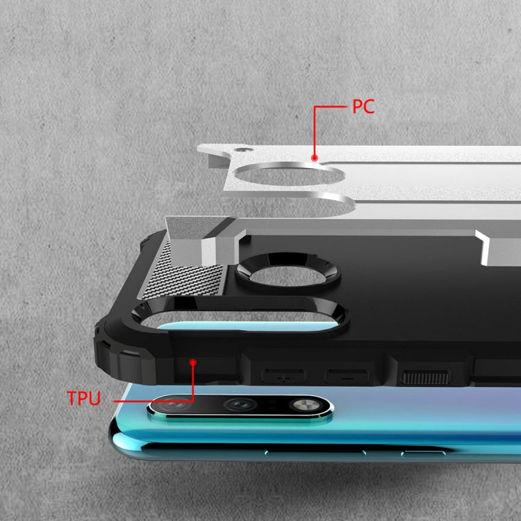 HARD HYBRID ARMOR Tvrdený kryt na Huawei P30 Lite - červený