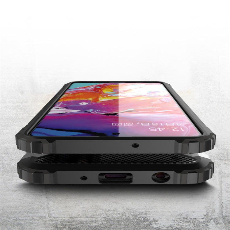HYBRID ARMOR Tvrdený kryt na Samsung Galaxy A51 - zlatý