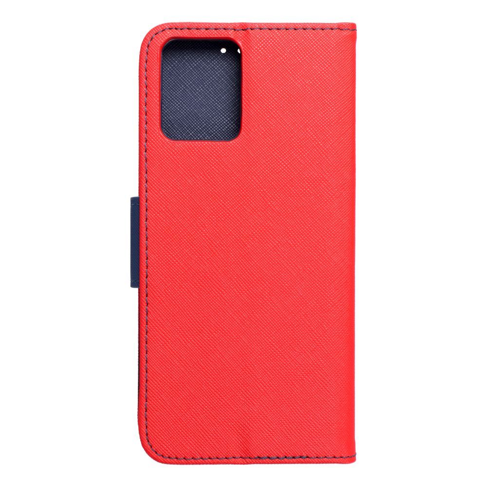 SKLO + PUZDRO 2v1 pre Motorola Moto G14 - Knižkové puzdro FANCY červeno modré