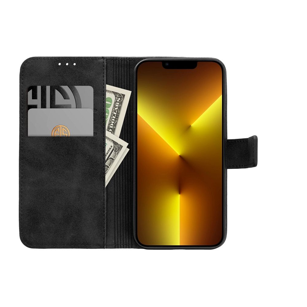TENDER Knižkové puzdro pre Samsung Galaxy A35 5G - čierne