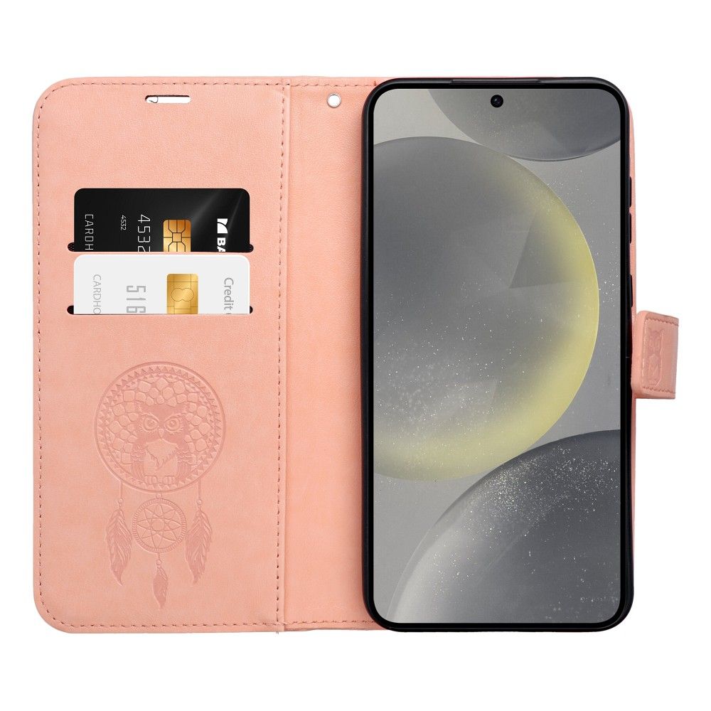 MEZZO Knižkové puzdro pre Samsung Galaxy A35 5G - Lapač snov (oranžové)