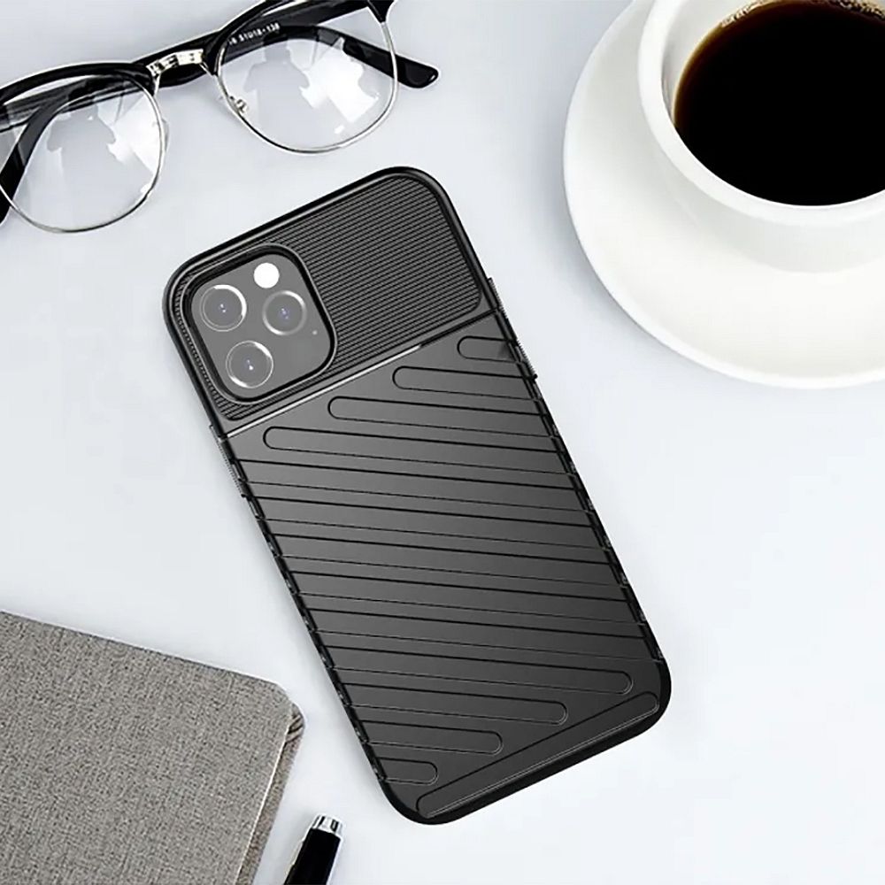 THUNDER Zadný kryt pre Samsung Galaxy A55 5G - čierny