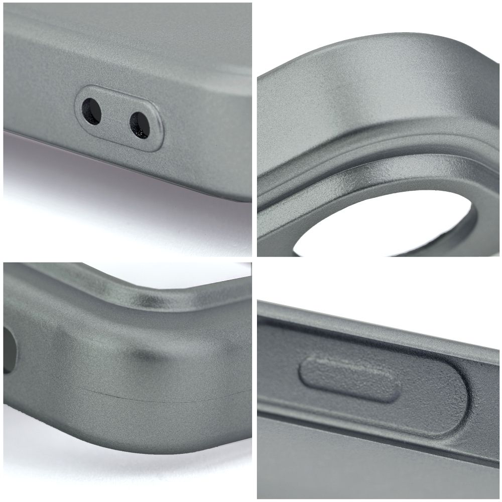 METALLIC Zadný kryt pre Samsung Galaxy A55 5G - sivý