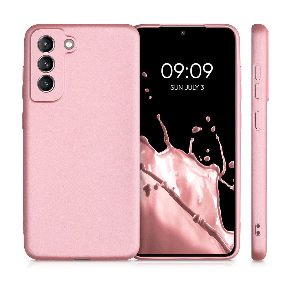 METALLIC Zadný kryt pre Samsung Galaxy A35 5G - ružový