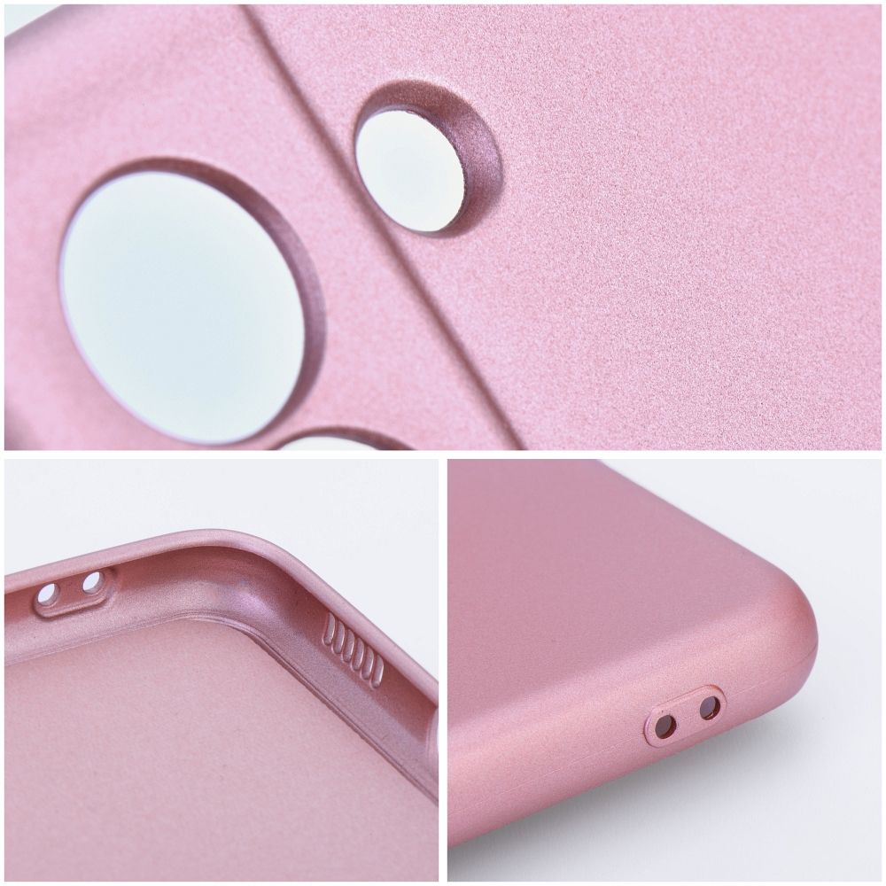 METALLIC Zadný kryt pre Samsung Galaxy A35 5G - ružový