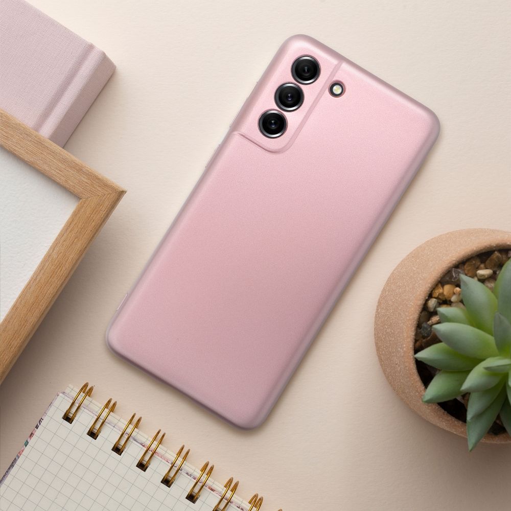 METALLIC Zadný kryt pre Samsung Galaxy A35 5G - ružový