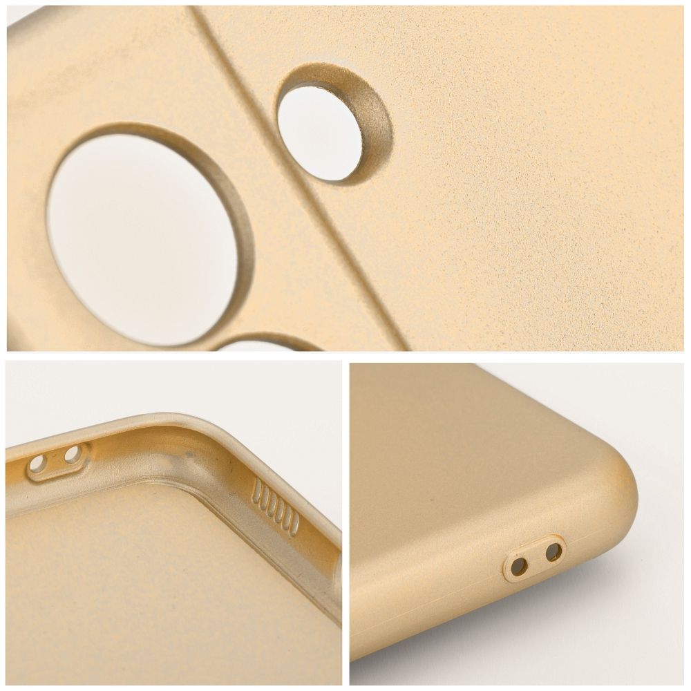 METALLIC Zadný kryt pre Samsung Galaxy A35 5G - zlatý