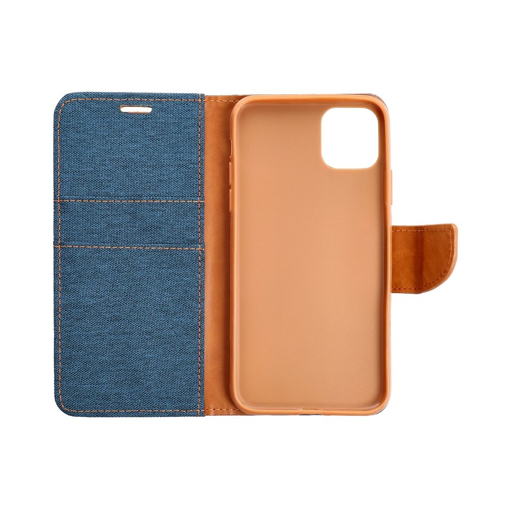 CANVAS Knižkové puzdro pre Xiaomi Redmi Note 13 PRO - modro hnedé