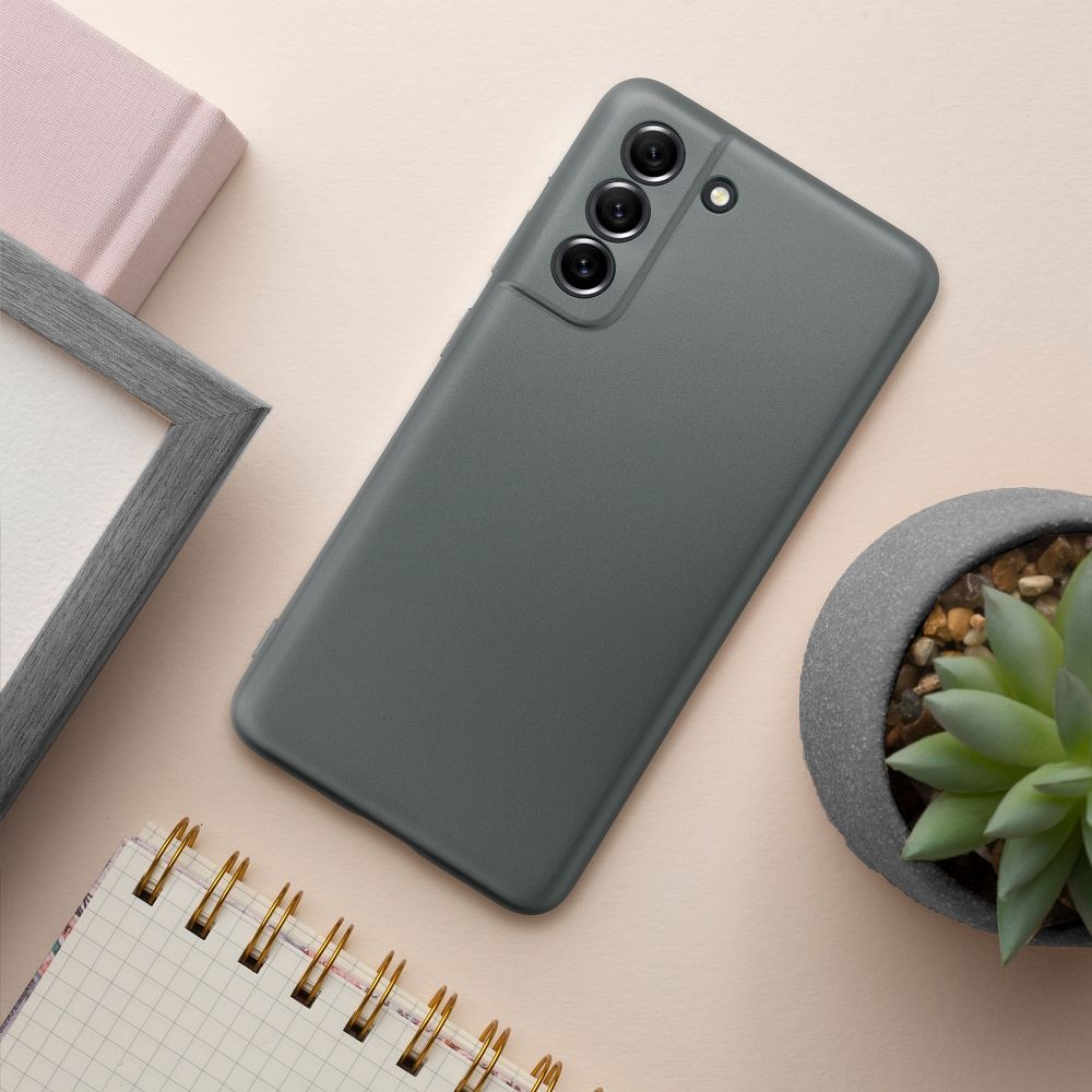 METALLIC Zadný kryt pre Samsung Galaxy A35 5G - sivý