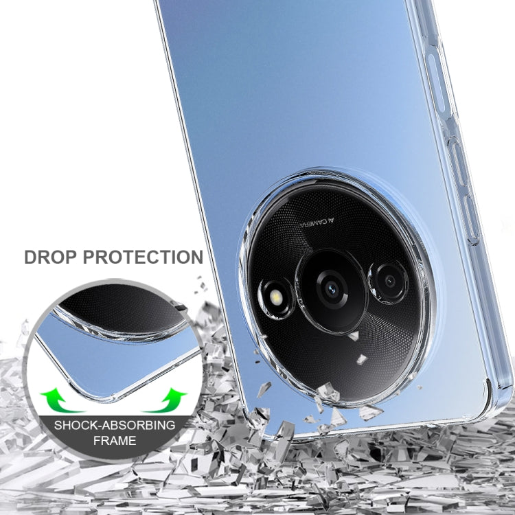 Transparentný 2mm Zadný kryt pre Xiaomi Redmi A3 - priesvitný