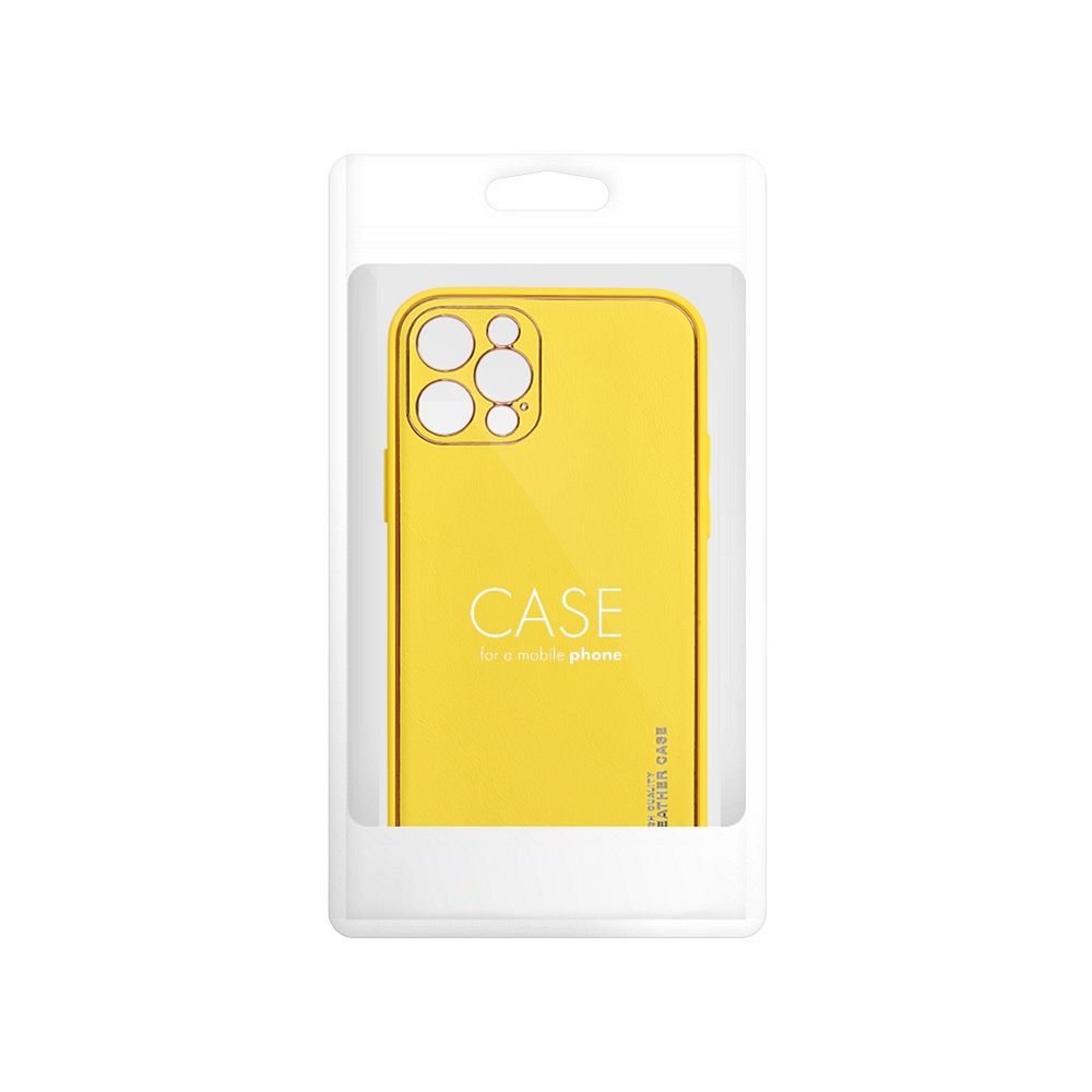 LEDER Zadný kryt pre Xiaomi Redmi 13C / POCO C65 - žltý