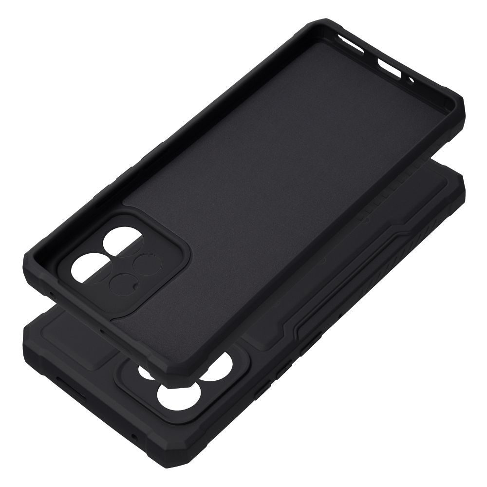 HEAVY DUTY Zadný kryt pre Motorola Moto Edge 40 Pro - čierny