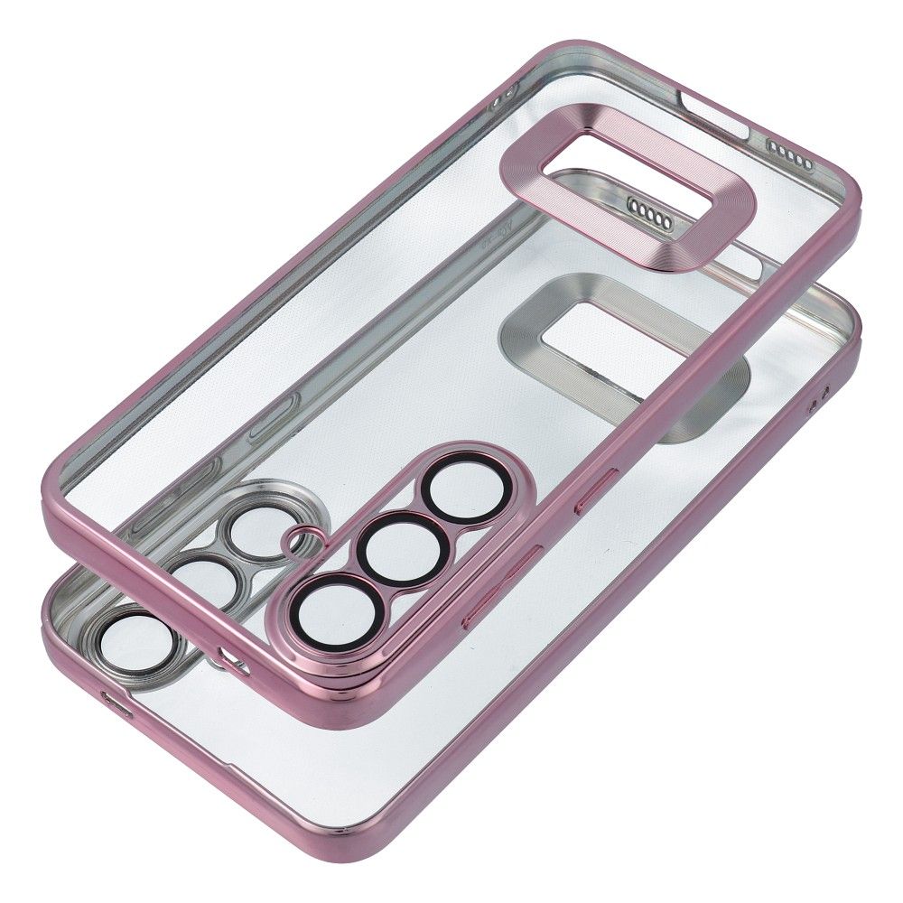 GLAM Zadný silikónový kryt pre Honor X7b - rose gold
