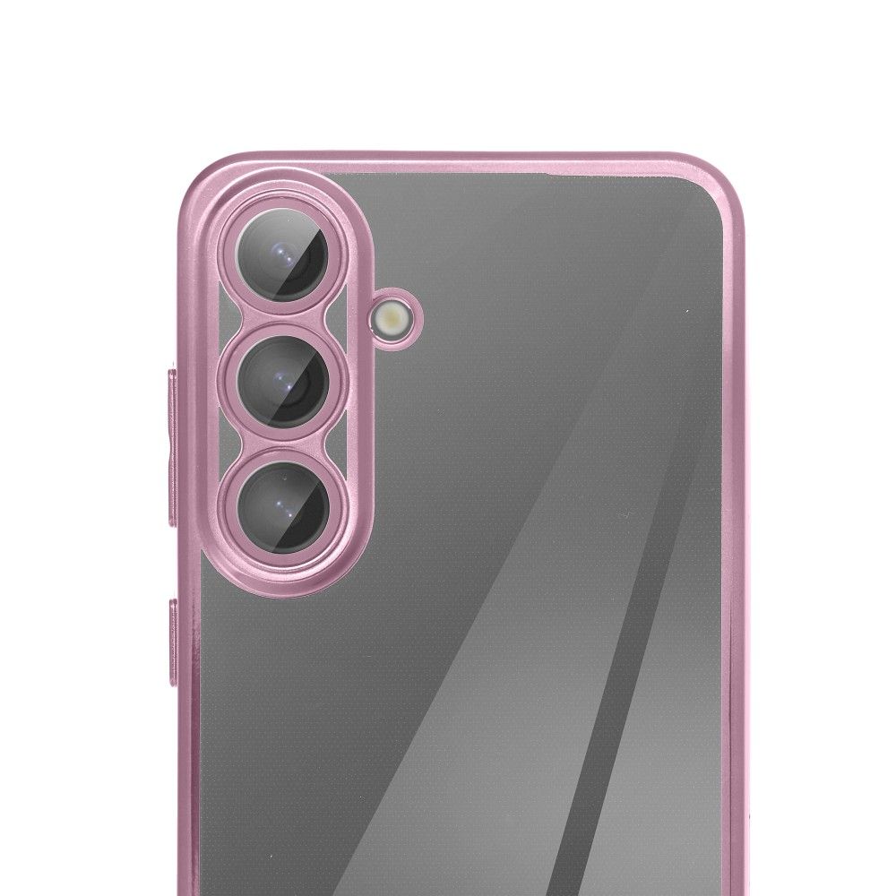 GLAM Zadný silikónový kryt pre Honor X7b - rose gold