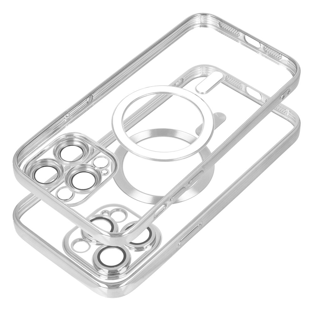 Puzdro ELECTRO MAG COVER kompatibilné s MagSafe pre Samsung Galaxy S24 Ultra strieborné