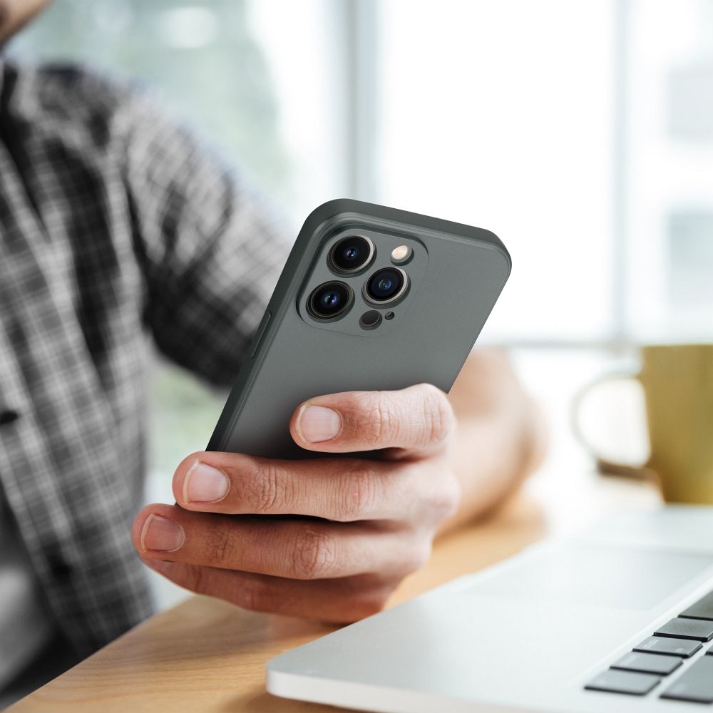 KOVOVÝ Púzdro Apple iPhone 16 šedý