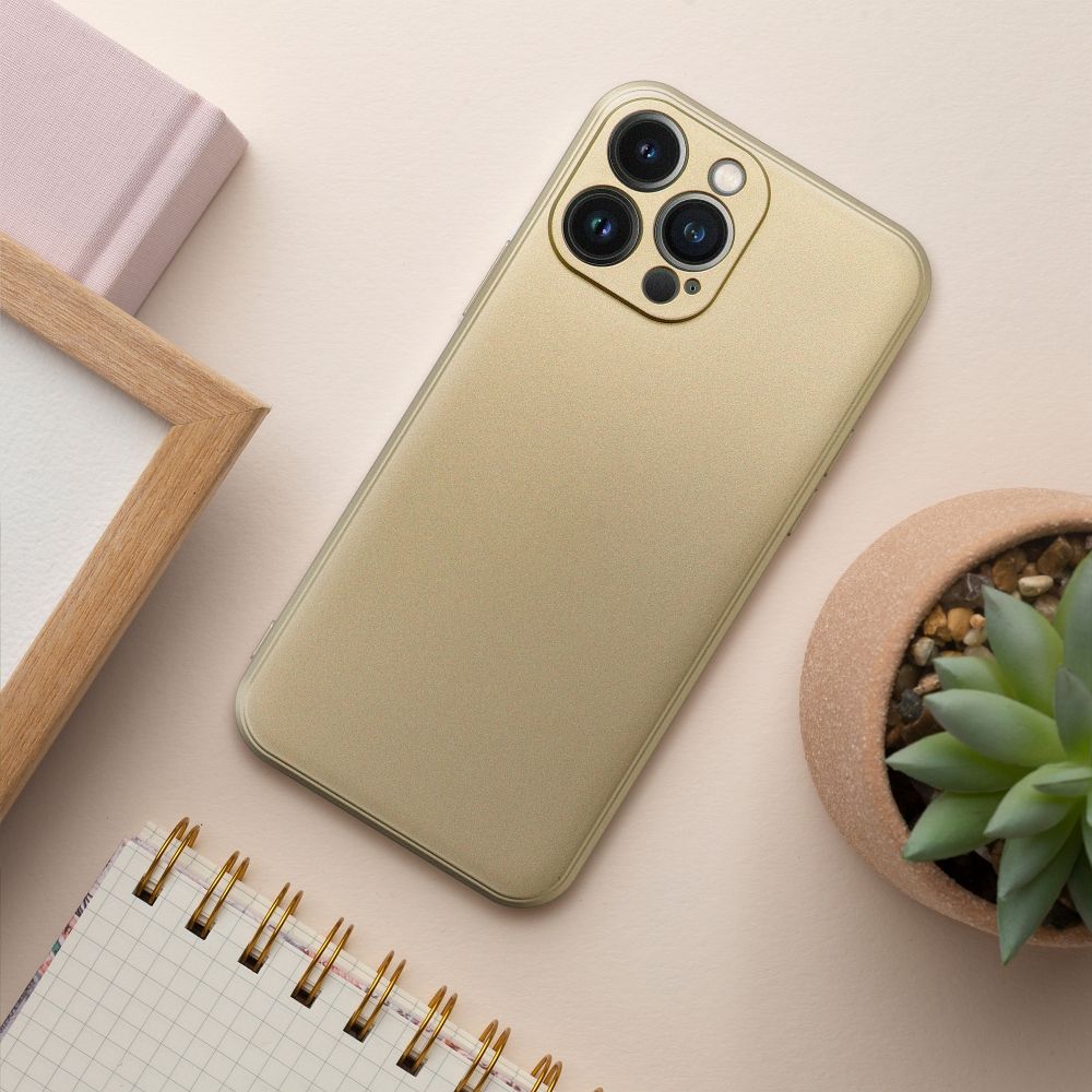 METALICKÉ puzdro Apple iPhone 16 zlaté