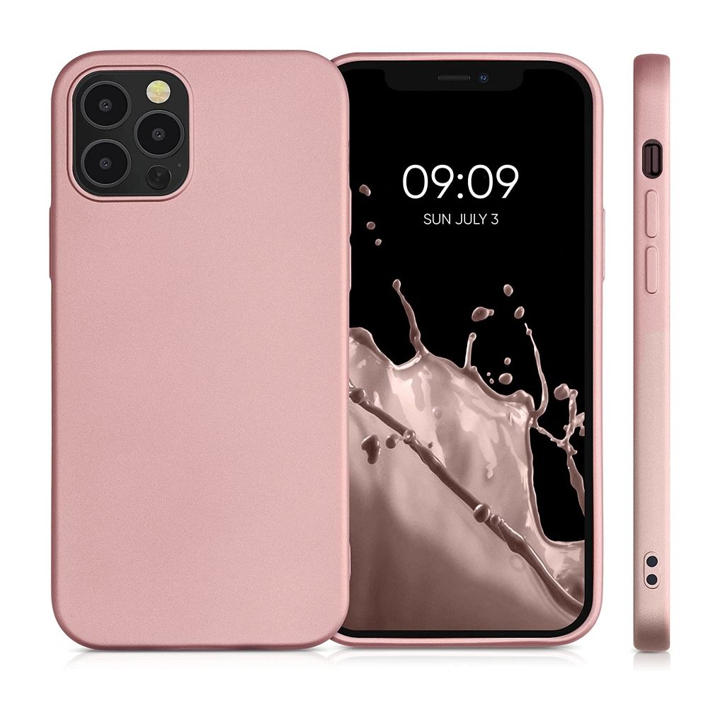 METALICKÉ puzdro na Apple iPhone 16 Pro ružové