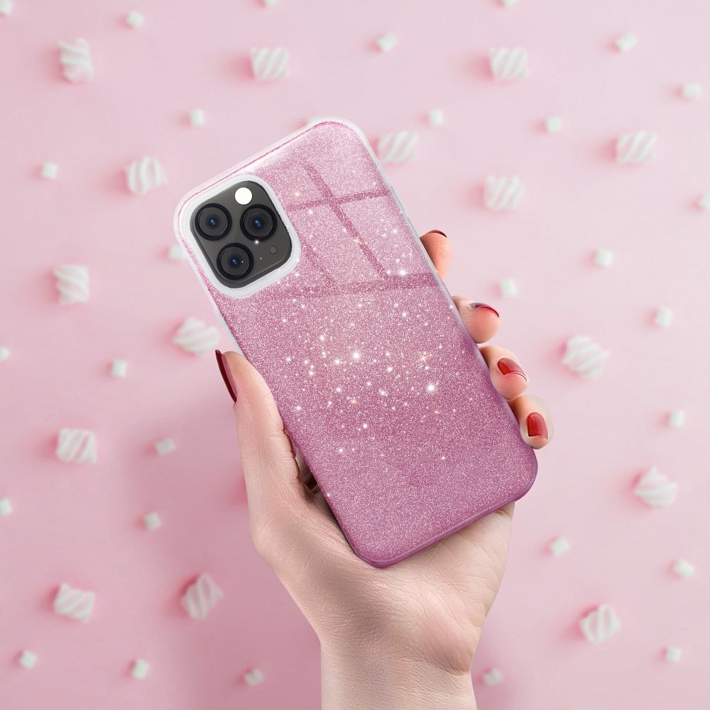 SHINING Puzdro na Apple iPhone 16 Plus ružové