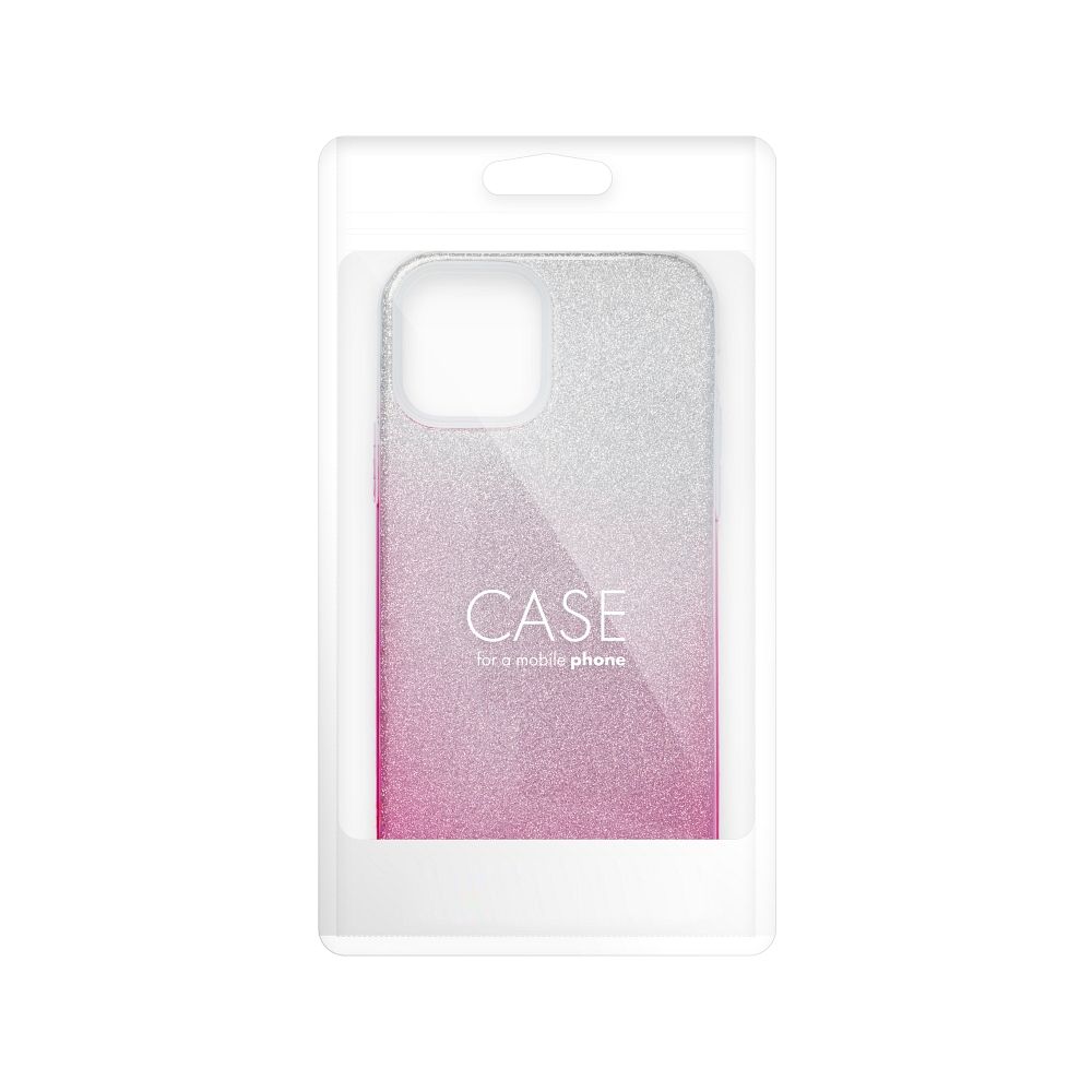 SHINING Puzdro na Apple iPhone 16 Plus transparentné ružové
