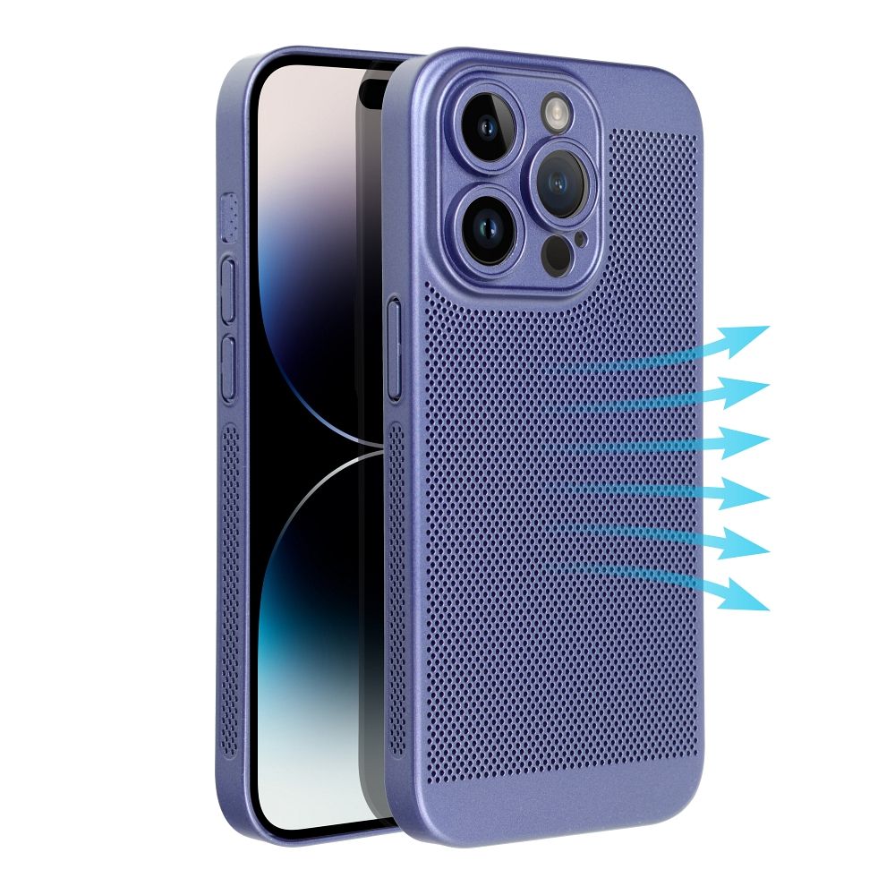 BREEZY Puzdro Apple iPhone 16 modré