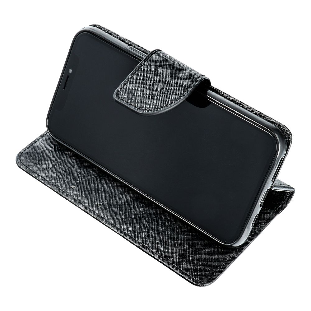 FANCY Knižkové puzdro Apple iPhone 16 čierne