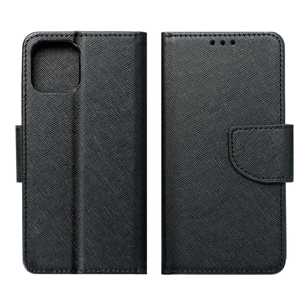 FANCY Knižkové puzdro Apple iPhone 16 čierne