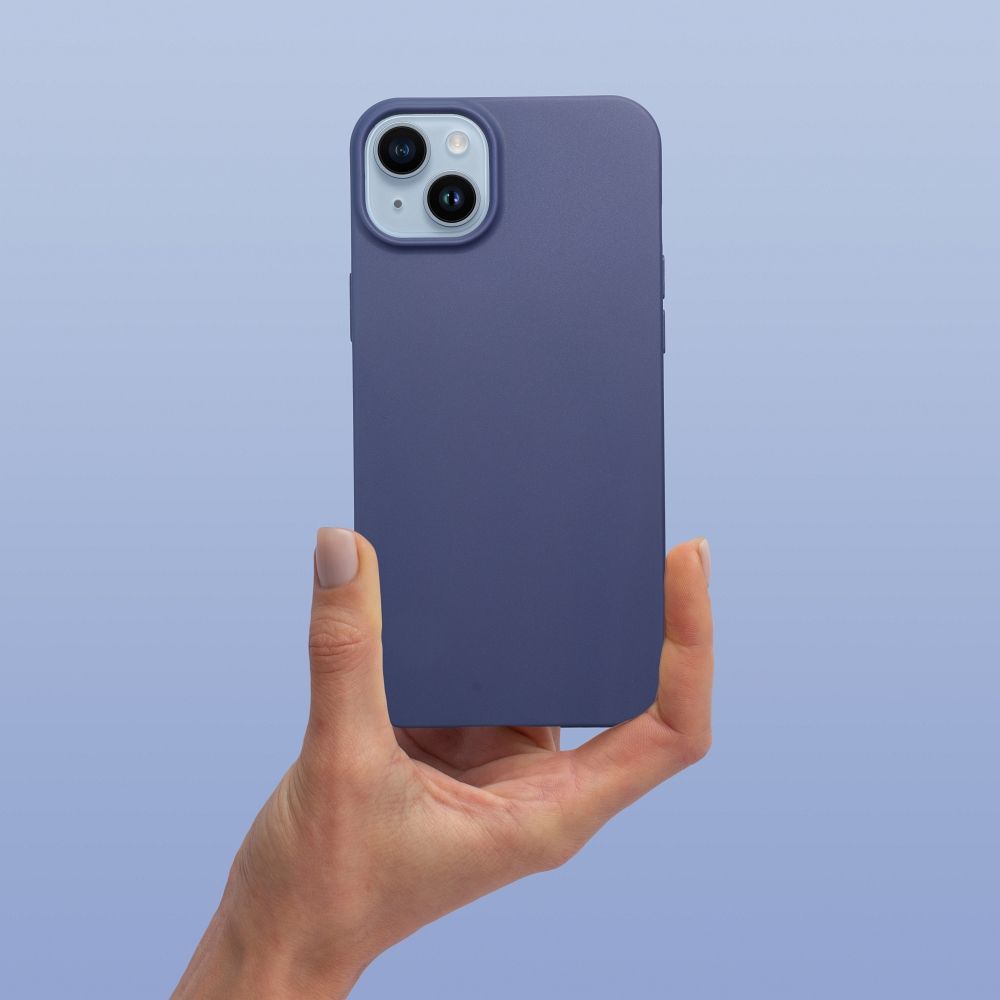 MATT Zadný silkonový kryt pre Samsung Galaxy A25 5G - modrý