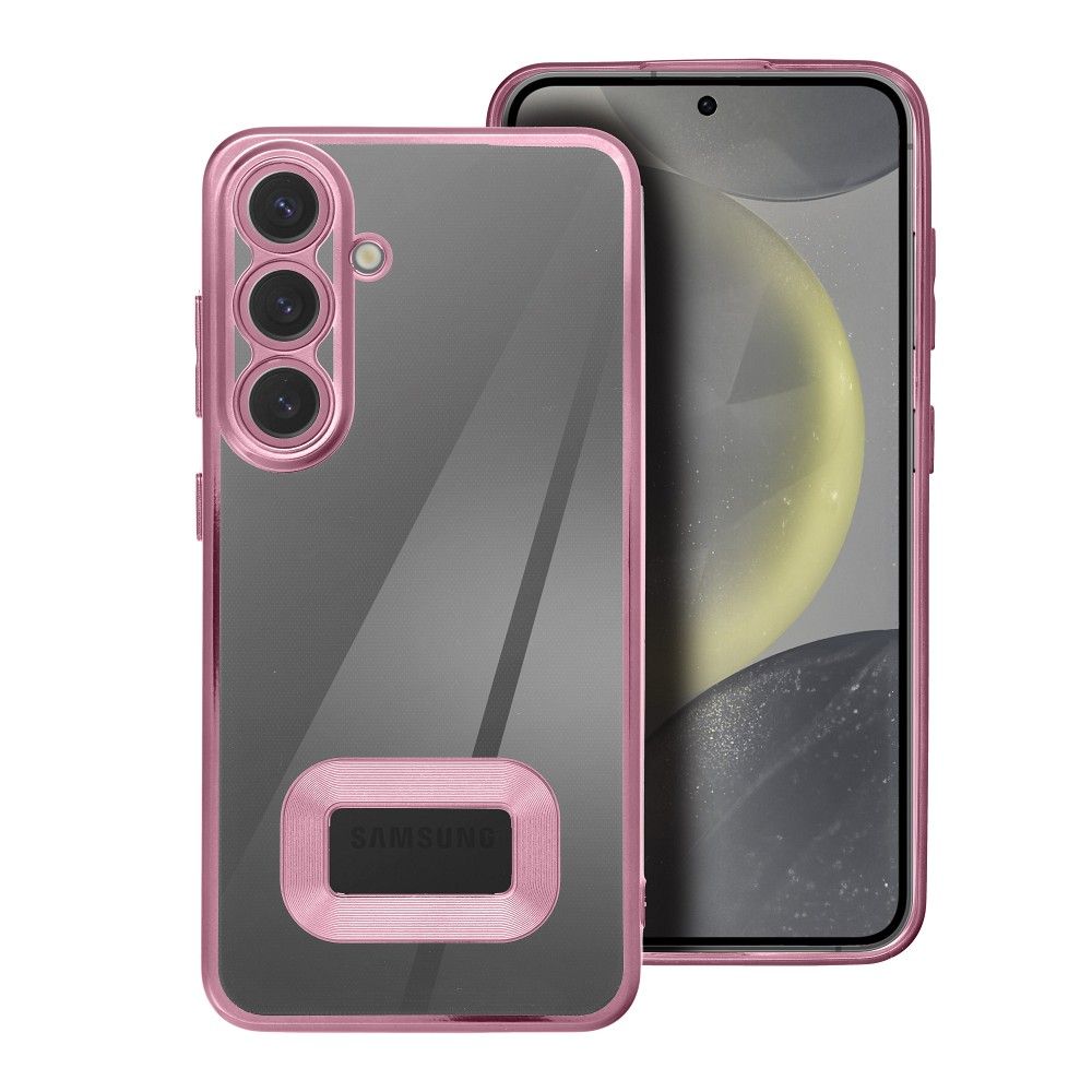 Puzdro GLAM pre Samsung Galaxy S24 FE rose pink