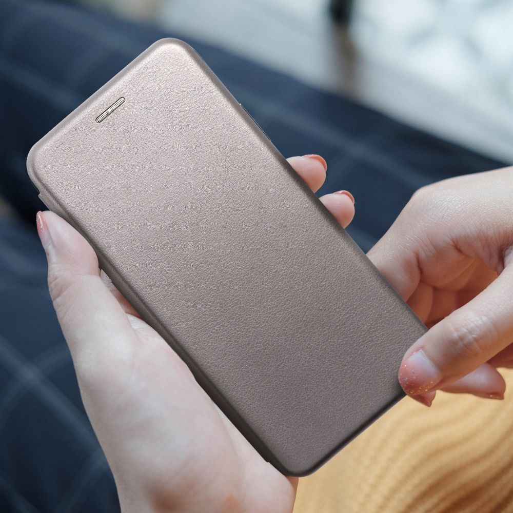 Knižkové puzdro ELEGANCE pre Samsung Galaxy S25 Plus šedé