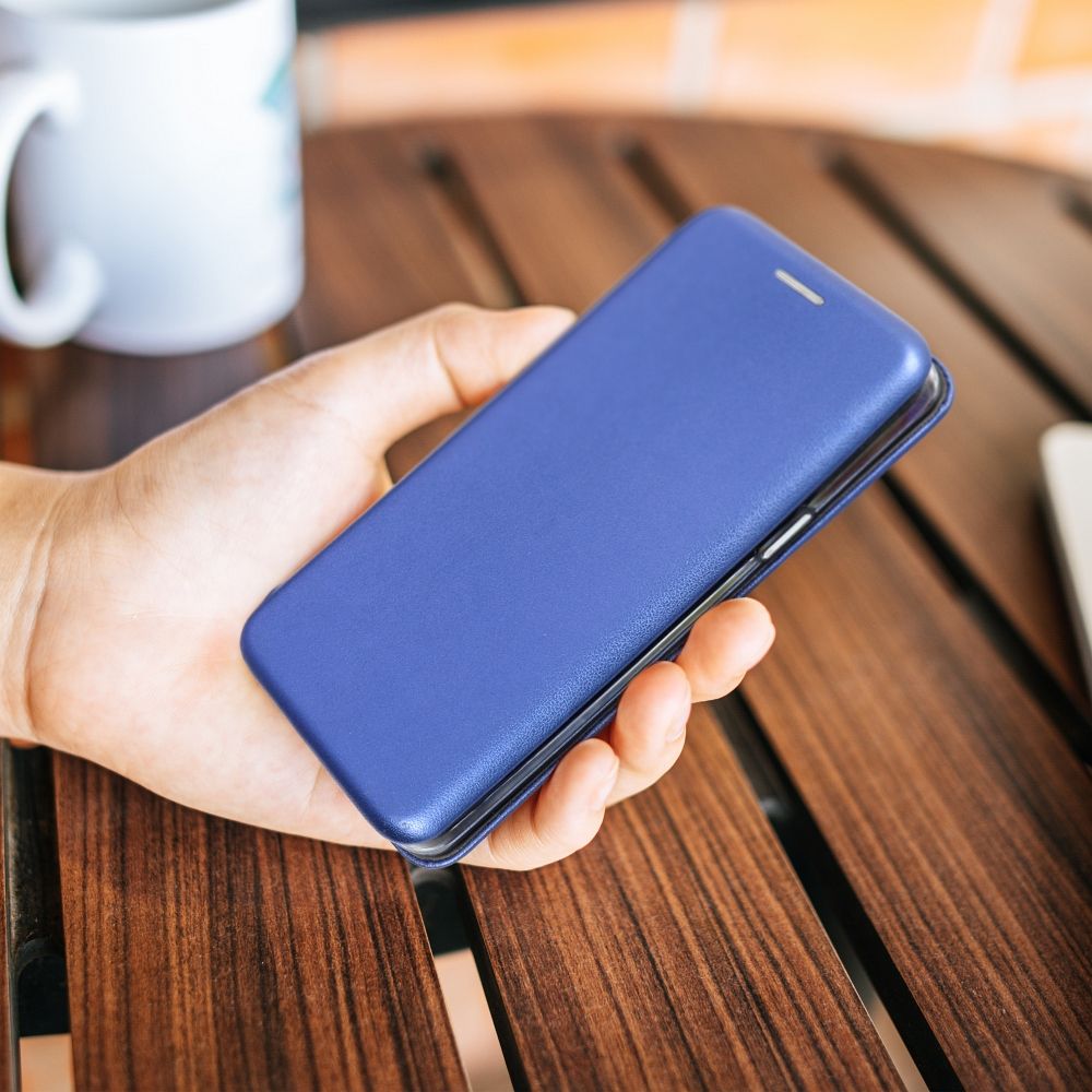 Knižkové puzdro ELEGANCE pre Samsung Galaxy S25 Plus navy